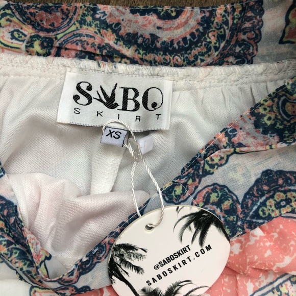 NWT-Sabo Skirt Mosaic Aziza Maxi Skirt - Picture 3 of 4